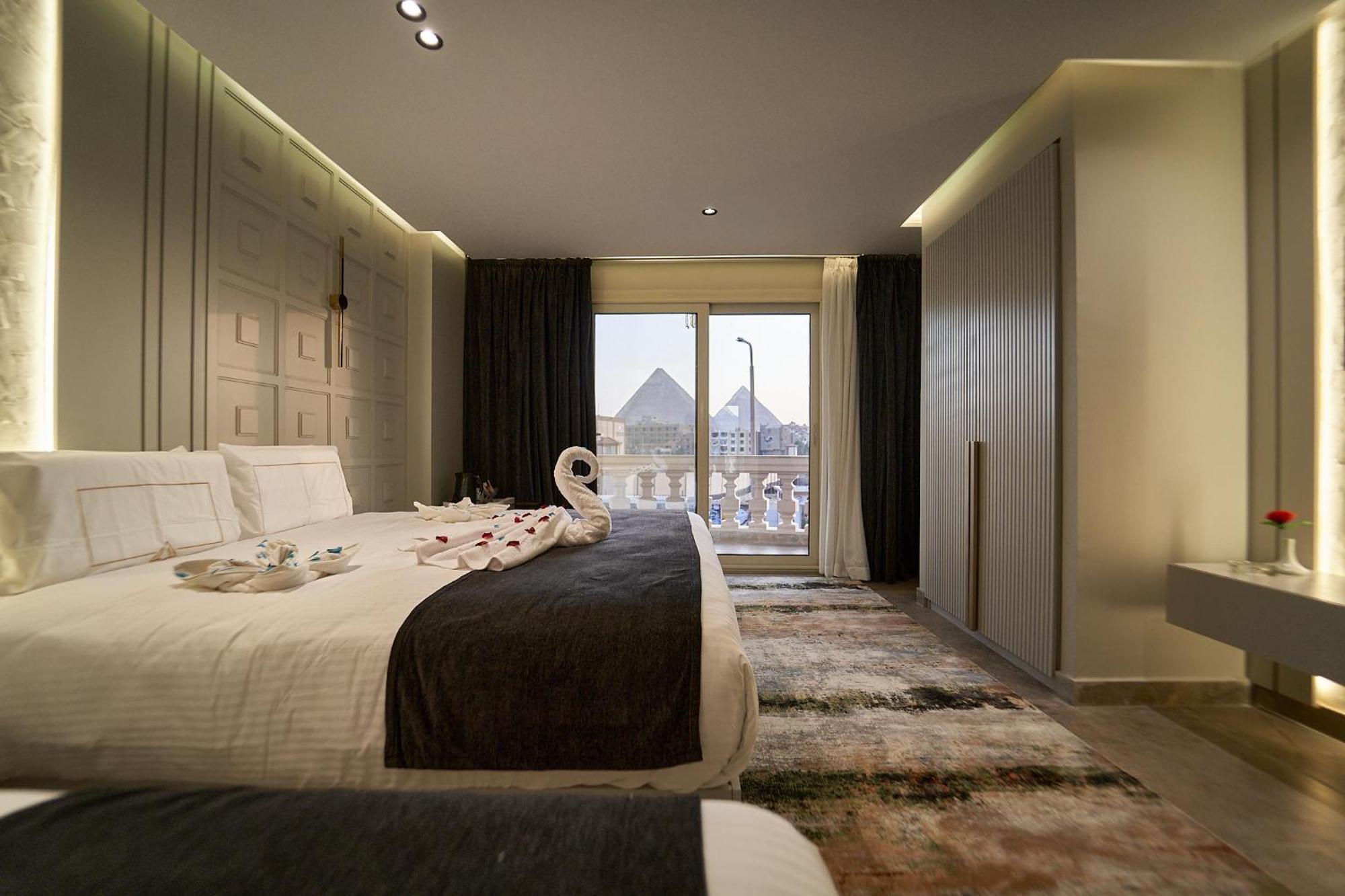 Pyramids Charm Hotel Al Kawm al Akhdar エクステリア 写真